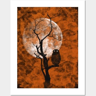 Orange Night Posters and Art